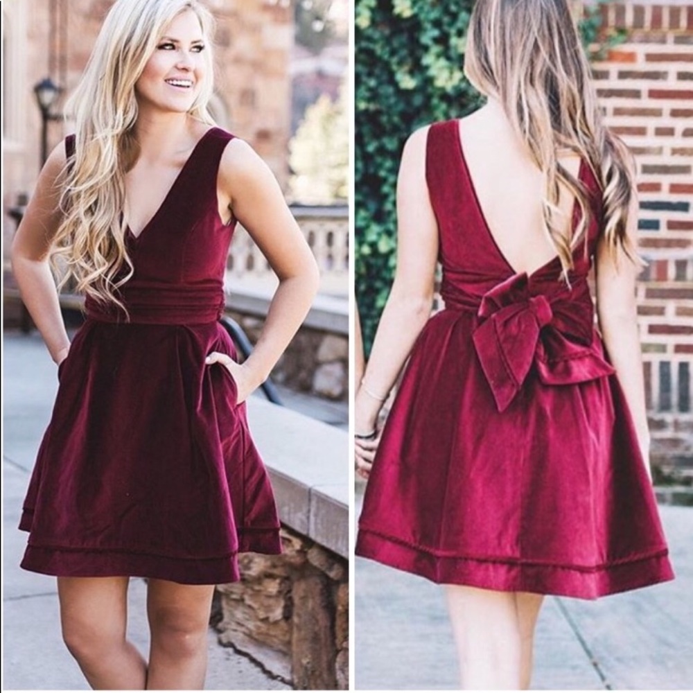 BNWT XL Lauren James Morgan Velvet Dress